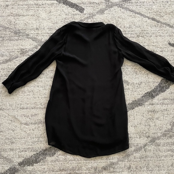 Zara Black Button Down Dress - Picture 4 of 4